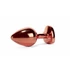 Kép 3/5 - X-MEN Secret Shine Metal Butt Plug Rose Gold Heart M