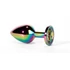 Kép 3/6 - X-MEN Secret Shine Metal Butt Plug Rainbow M