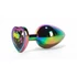 Kép 4/7 - X-MEN Secret Shine Metal Butt Plug Rainbowheart M