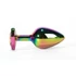 Kép 5/7 - X-MEN Secret Shine Metal Butt Plug Rainbowheart M