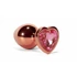 Kép 4/5 - X-MEN Secret Shine Metal Butt Plug Rose Gold Heart L